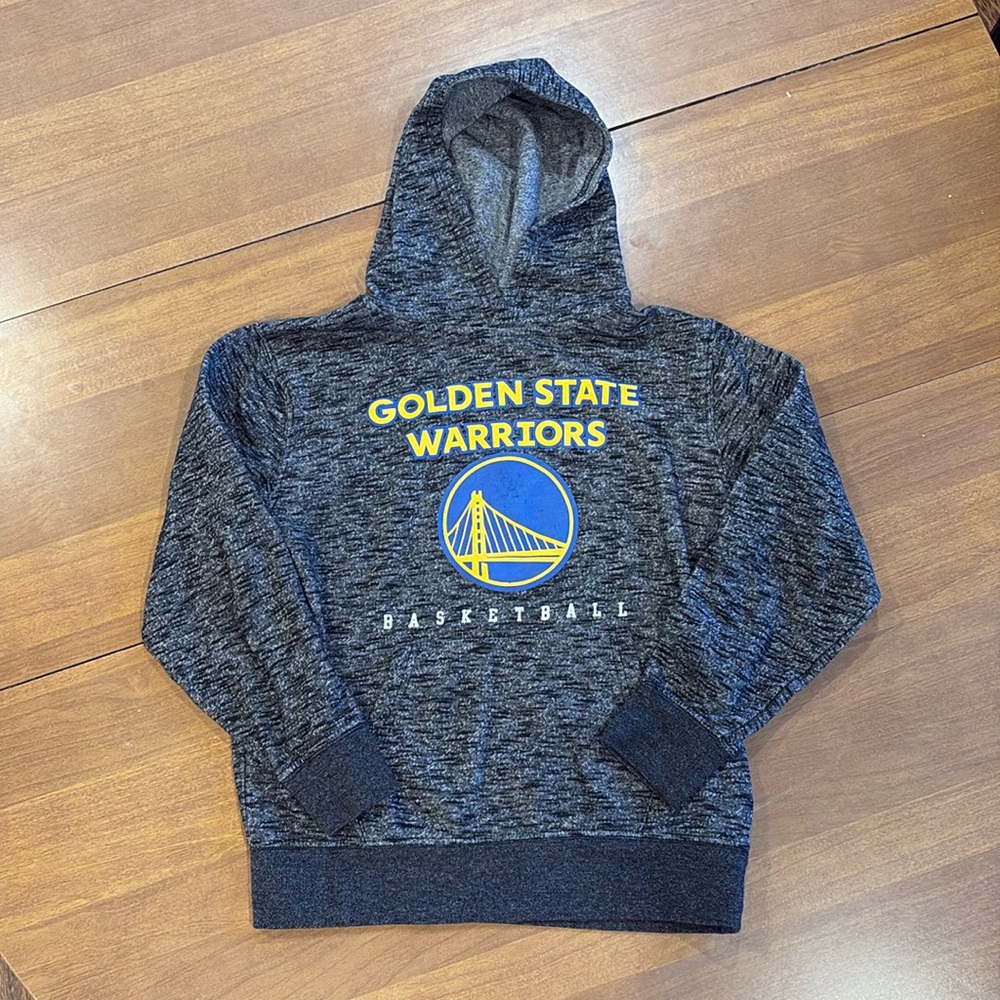 NBA Golden State Warriors youth hoodie.  Size M.  10-12.
